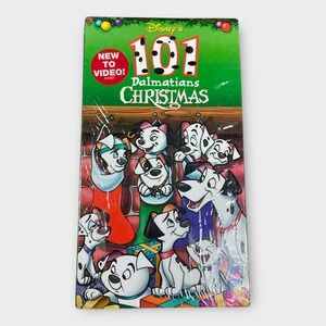 Disney's 101 Dalmatians Christmas VHS Tape New Sealed‎ Vintage Collectible